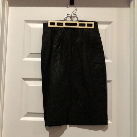Vintage Leather/suede Skirt - Picture 3 of 9